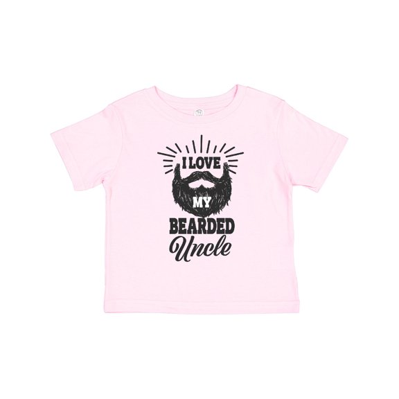Inktastic I Love My Bearded Uncle Boys or Girls Toddler T-Shirt