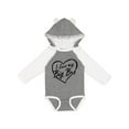 thumbnail image 1 of Inktastic I Love My Big Bro in Black Chalk Heart Boys or Girls Long Sleeve Baby Bodysuit, 1 of 5