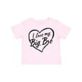 thumbnail image 1 of Inktastic I Love My Big Bro in Black Chalk Heart Boys or Girls Toddler T-Shirt, 1 of 5