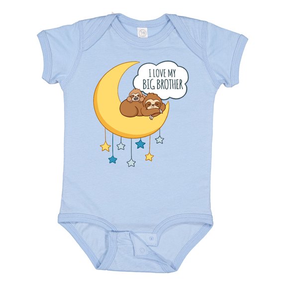 Inktastic I Love My Big Brother Boys or Girls Baby Bodysuit