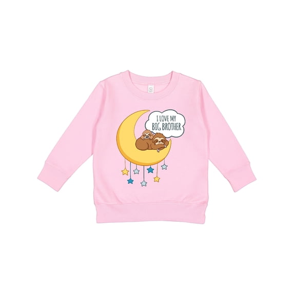 Inktastic I Love My Big Brother Toddler Sweatshirt