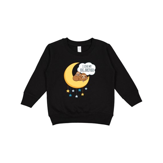 Inktastic I Love My Big Brother Toddler Sweatshirt