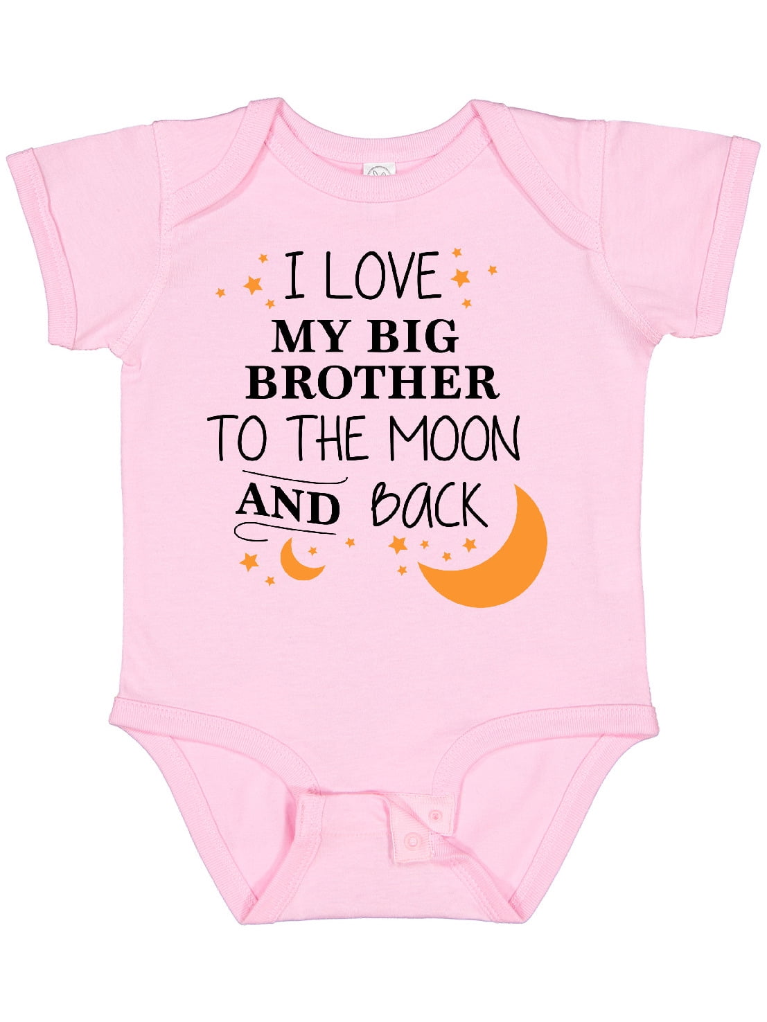 Inktastic I Love My Big Brother to the Moon and Back Boys or Girls Baby Bodysuit