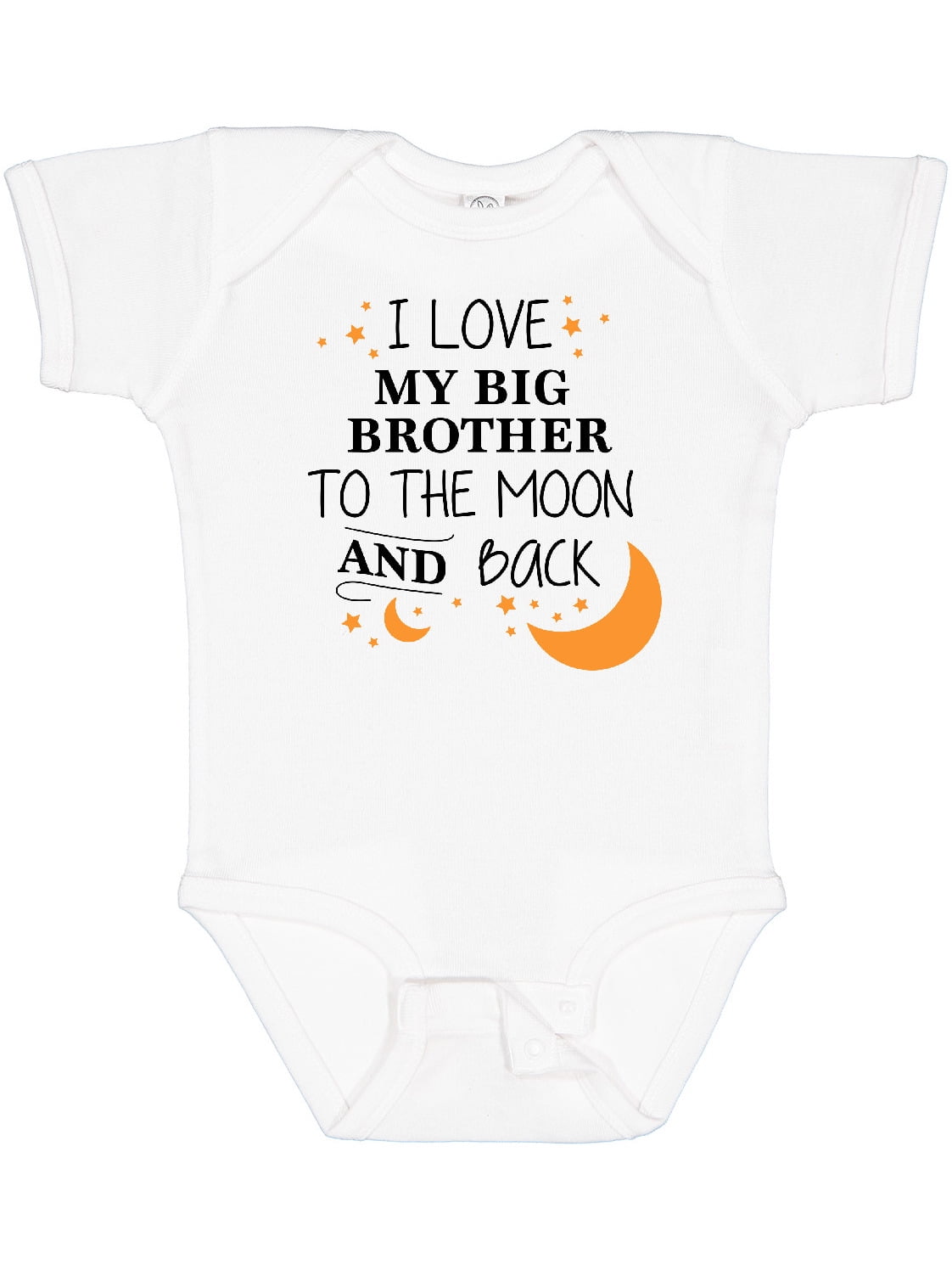 Inktastic I Love My Big Brother to the Moon and Back Boys or Girls Baby Bodysuit