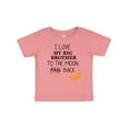 thumbnail image 1 of Inktastic I Love My Big Brother to the Moon and Back Boys or Girls Baby T-Shirt, 1 of 5