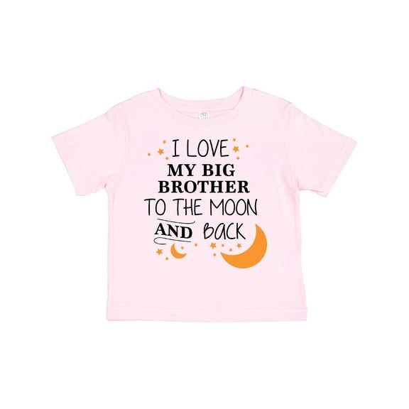 Inktastic I Love My Big Brother to the Moon and Back Boys or Girls Toddler T-Shirt