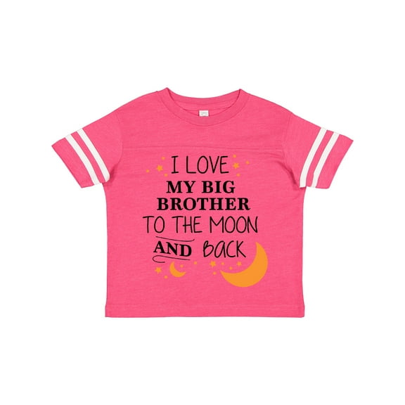 Inktastic I Love My Big Brother to the Moon and Back Boys or Girls Toddler T-Shirt