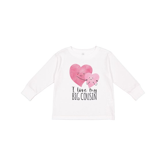 Inktastic I Love My Big Cousin Boys or Girls Long Sleeve Toddler T-Shirt