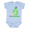 thumbnail image 1 of Inktastic I Love My Big Sis Boys or Girls Baby Bodysuit, 1 of 5