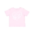 thumbnail image 1 of Inktastic I Love My Big Sis in White Chalk Heart Boys or Girls Baby T-Shirt, 1 of 5
