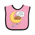 thumbnail image 1 of Inktastic I Love My Big Sister Boys or Girls Baby Bib, 1 of 4