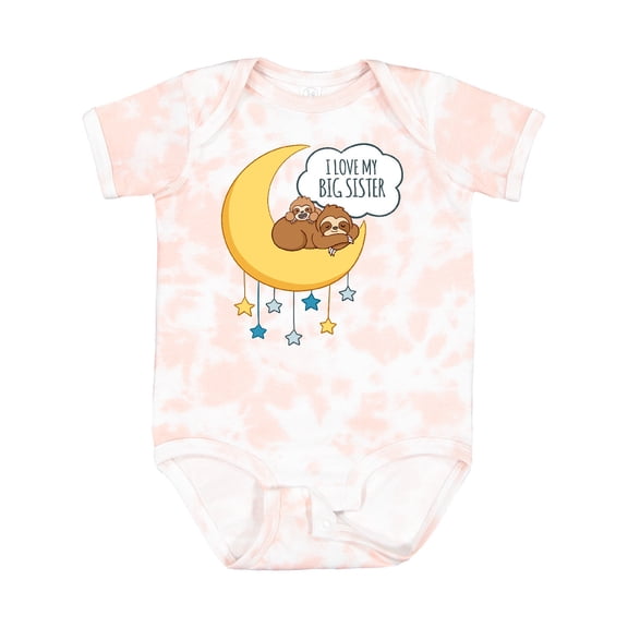 Inktastic I Love My Big Sister Boys or Girls Baby Bodysuit