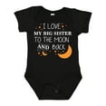 thumbnail image 1 of Inktastic I Love My Big Sister To The Moon and Back Boys or Girls Baby Bodysuit, 1 of 5