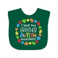 thumbnail image 1 of Inktastic I Love My Brother Autism Awareness Boys or Girls Baby Bib, 1 of 4