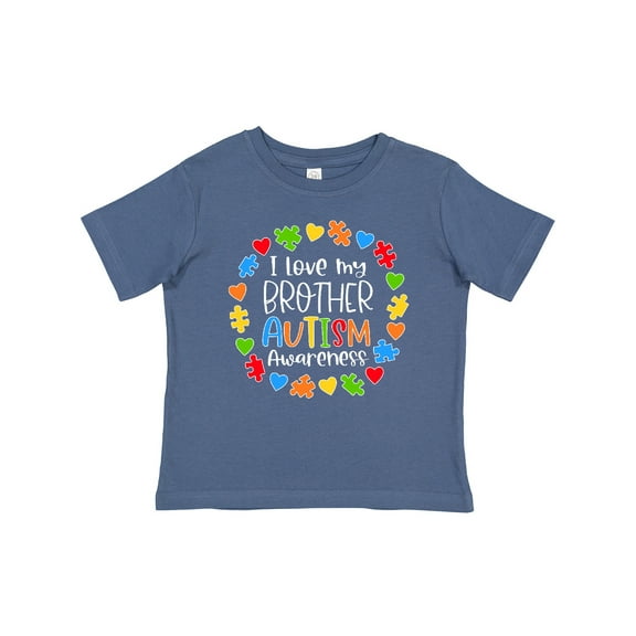 Inktastic I Love My Brother Autism Awareness Boys or Girls Baby T-Shirt