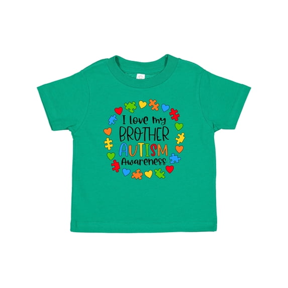 Inktastic I Love My Brother Autism Awareness Boys or Girls Baby T-Shirt