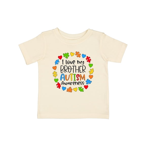 Inktastic I Love My Brother Autism Awareness Boys or Girls Baby T-Shirt