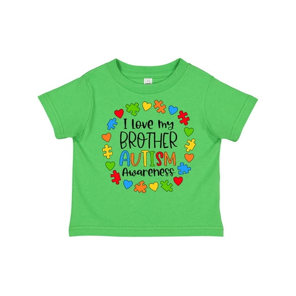 Inktastic I Love My Brother Autism Awareness Boys or Girls Toddler T-Shirt