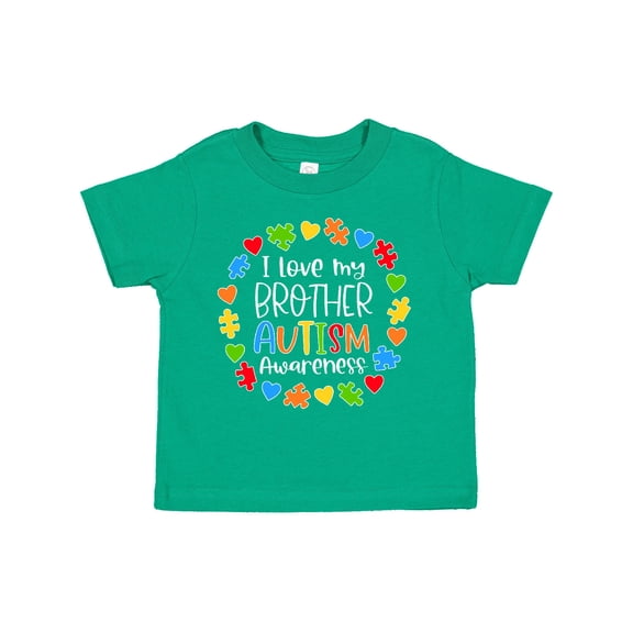 Inktastic I Love My Brother Autism Awareness Boys or Girls Toddler T-Shirt