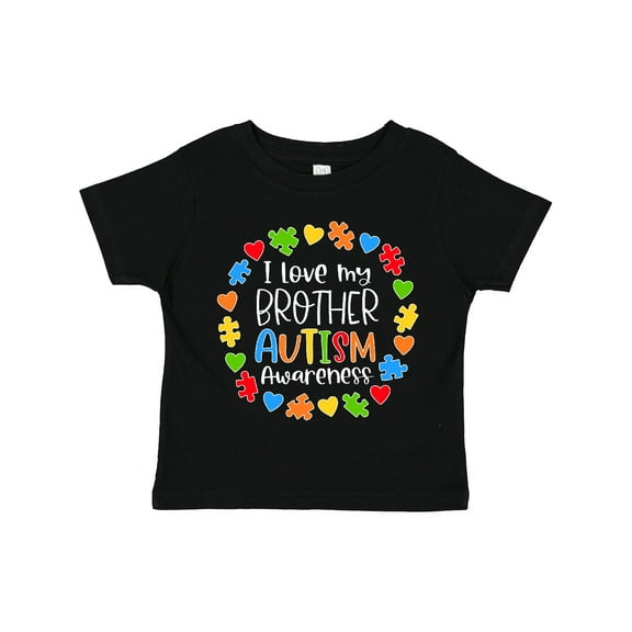 Inktastic I Love My Brother Autism Awareness Boys or Girls Toddler T-Shirt