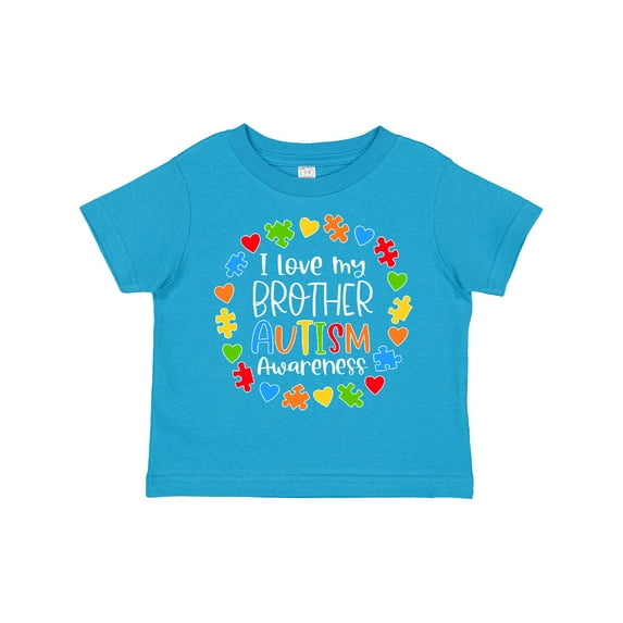 Inktastic I Love My Brother Autism Awareness Boys or Girls Toddler T-Shirt