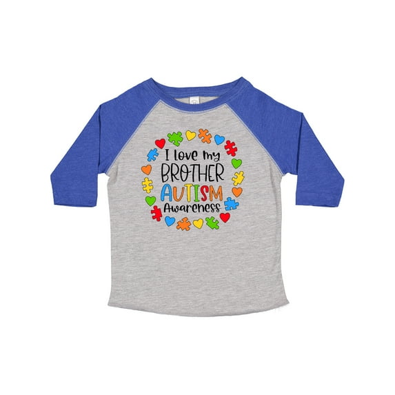 Inktastic I Love My Brother Autism Awareness Boys or Girls Toddler T-Shirt