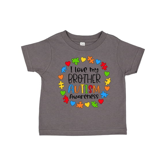 Inktastic I Love My Brother Autism Awareness Boys or Girls Toddler T-Shirt