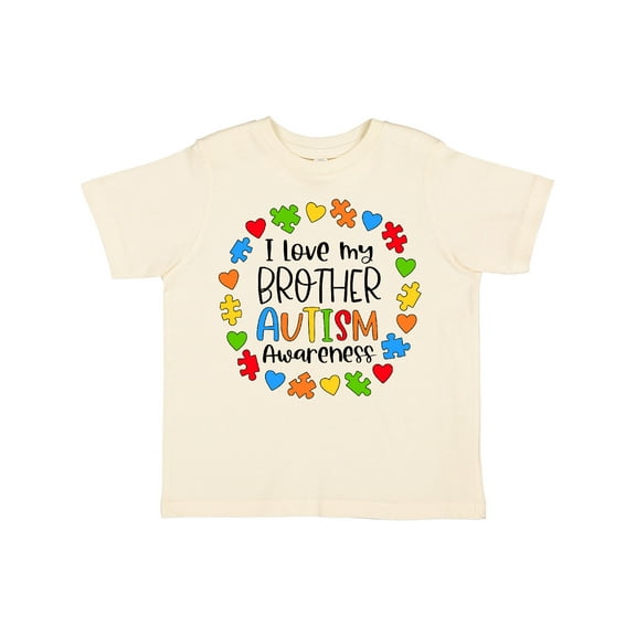 Inktastic I Love My Brother Autism Awareness Boys or Girls Toddler T-Shirt