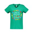 thumbnail image 1 of Inktastic I Love My Brother Autism Awareness Women's V-Neck T-Shirt, 1 of 5
