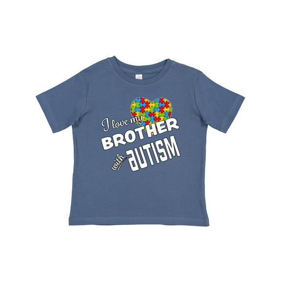 Inktastic I Love My Brother with Autism Boys or Girls Baby T-Shirt