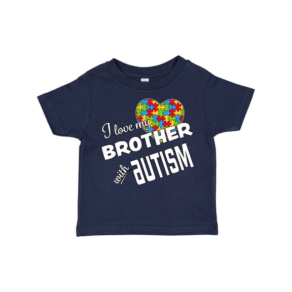 Inktastic I Love My Brother with Autism Boys or Girls Toddler T-Shirt