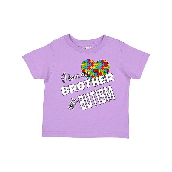 Inktastic I Love My Brother with Autism Boys or Girls Toddler T-Shirt
