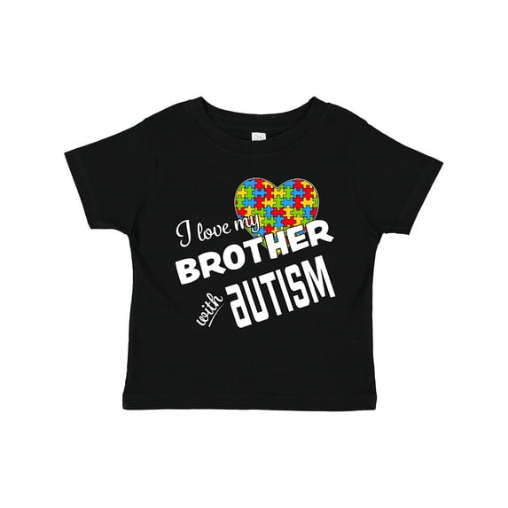 Inktastic I Love My Brother with Autism Boys or Girls Toddler T-Shirt