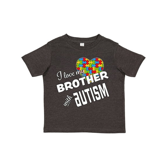 Inktastic I Love My Brother with Autism Boys or Girls Toddler T-Shirt