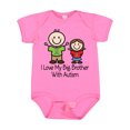 thumbnail image 1 of Inktastic I Love My Brother with Autism Girls Baby Bodysuit, 1 of 5