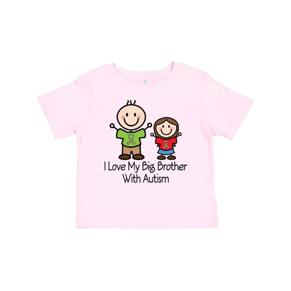 Inktastic I Love My Brother with Autism Girls Baby T-Shirt