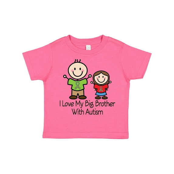 Inktastic I Love My Brother with Autism Girls Toddler T-Shirt