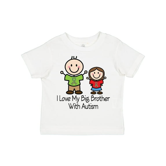 Inktastic I Love My Brother with Autism Girls Toddler T-Shirt