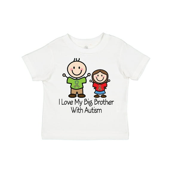 Inktastic I Love My Brother with Autism Girls Toddler T-Shirt
