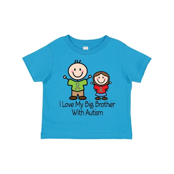 Inktastic I Love My Brother with Autism Girls Toddler T-Shirt