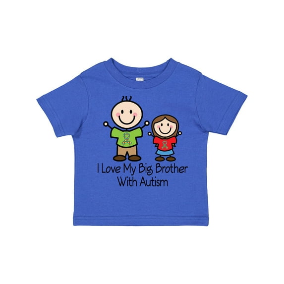 Inktastic I Love My Brother with Autism Girls Toddler T-Shirt