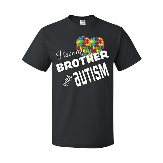 Inktastic I Love My Brother with Autism T-Shirt