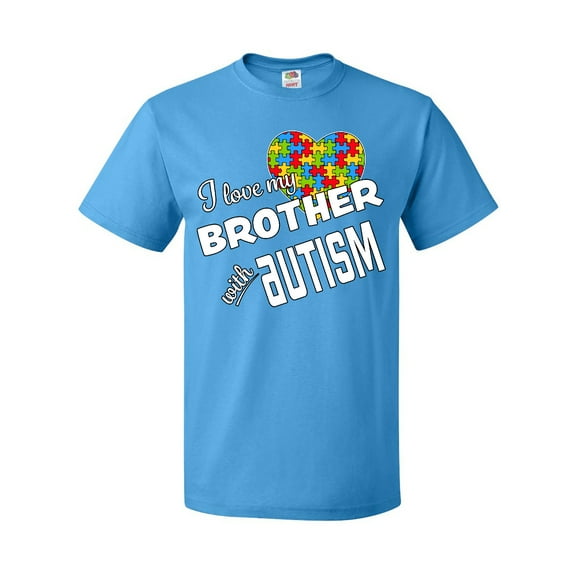 Inktastic I Love My Brother with Autism T-Shirt