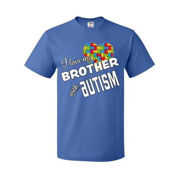 Inktastic I Love My Brother with Autism T-Shirt