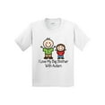 thumbnail image 1 of Inktastic I Love My Brother with Autism Youth T-Shirt, 1 of 5