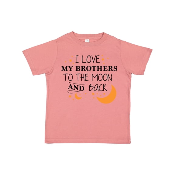 Inktastic I Love My Brothers To The Moon and Back Boys or Girls Toddler T-Shirt
