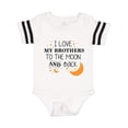 thumbnail image 1 of Inktastic I Love My Brothers to the Moon and Back Gift Baby Boy or Baby Girl Bodysuit, 1 of 4