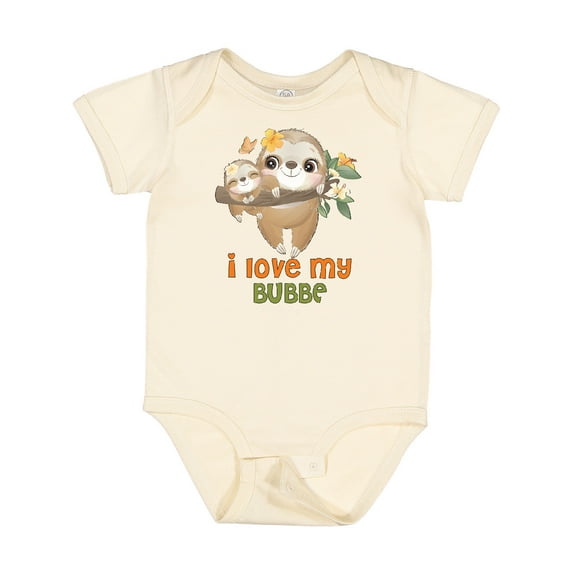 Inktastic I Love My Bubbe Boys or Girls Baby Bodysuit