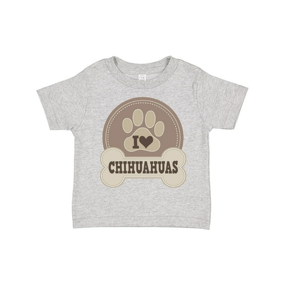 Inktastic I Love My Chihuahua dog Boys or Girls Toddler T-Shirt