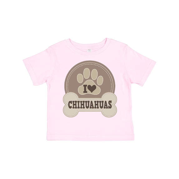 Inktastic I Love My Chihuahua dog Boys or Girls Toddler T-Shirt